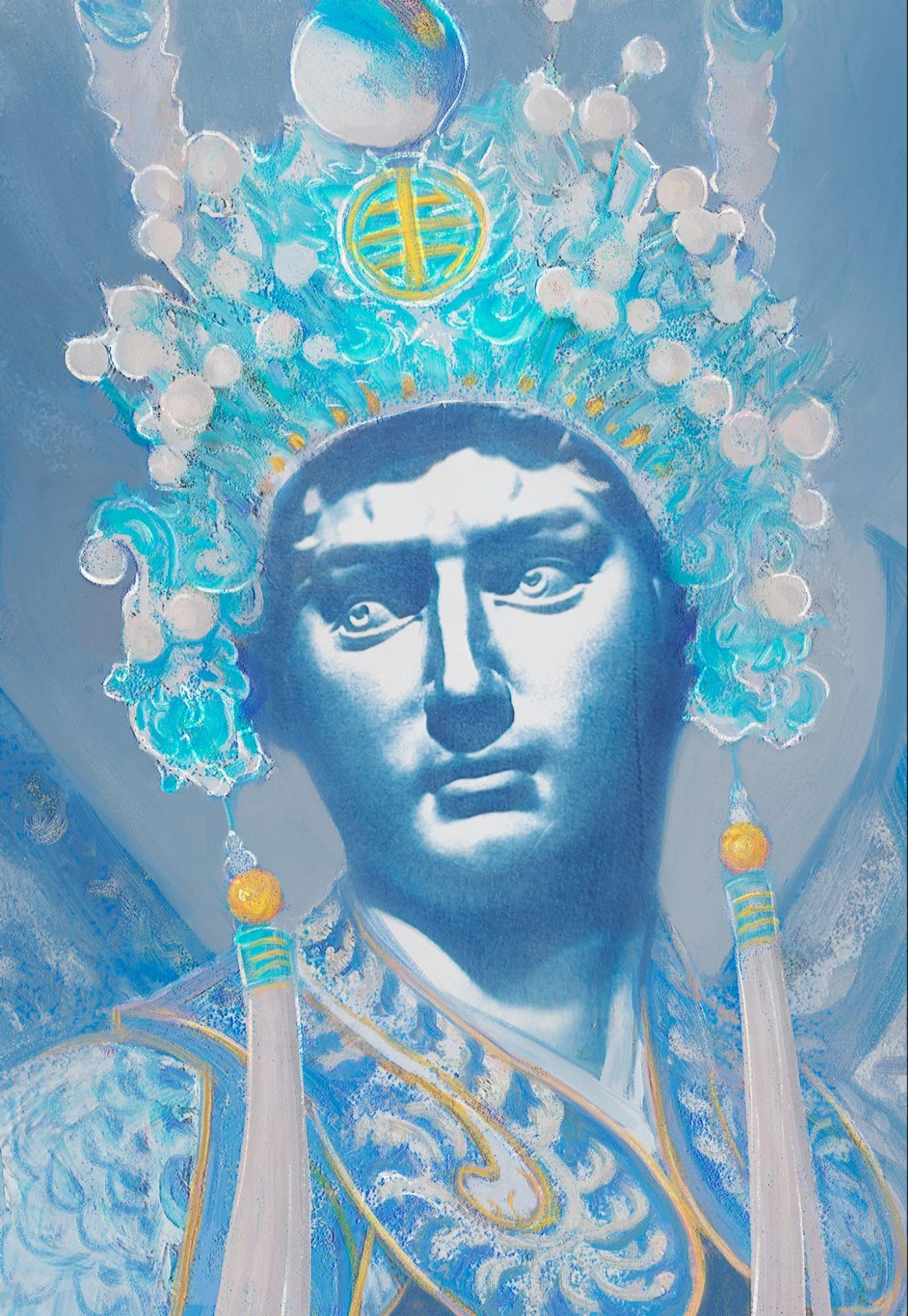 David in Beijing Blue