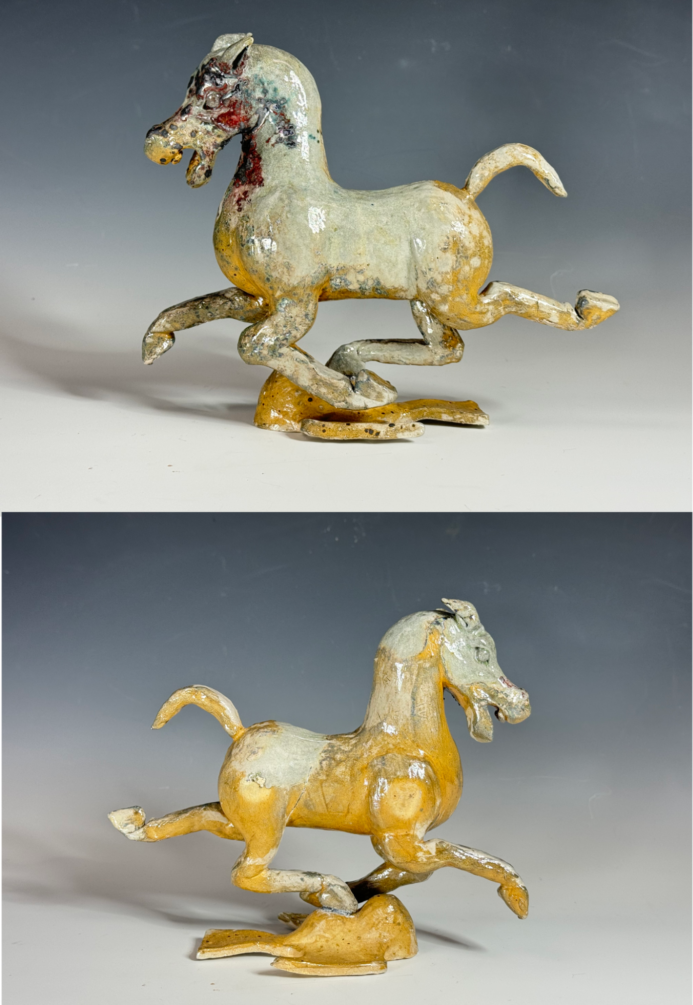 Galloping Horse Treading on a Flying Swallow